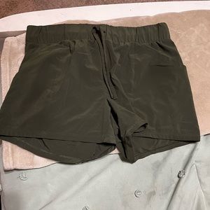 Green Athletic shorts